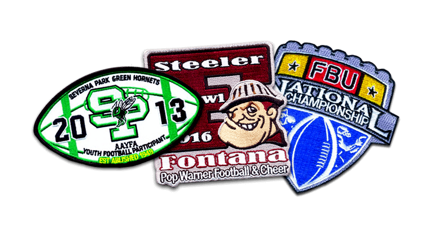 Football Iron On Patches - Make Custom Patches