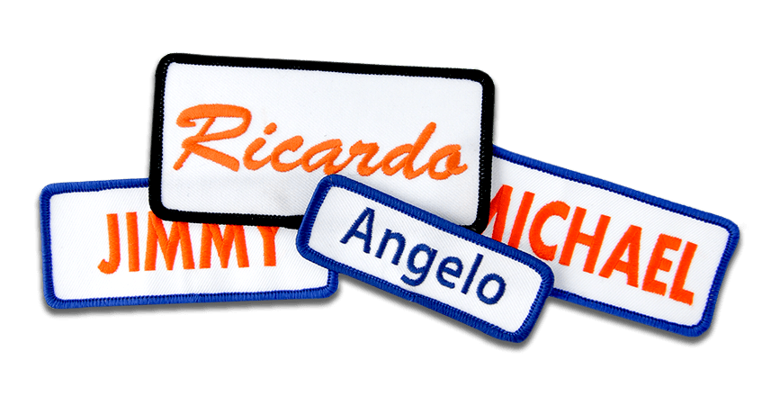 Embroidered Name Patches Free Style DIY Embroidery Script Names Custom Patches FreeStyle Any Color any Name Ironon Names